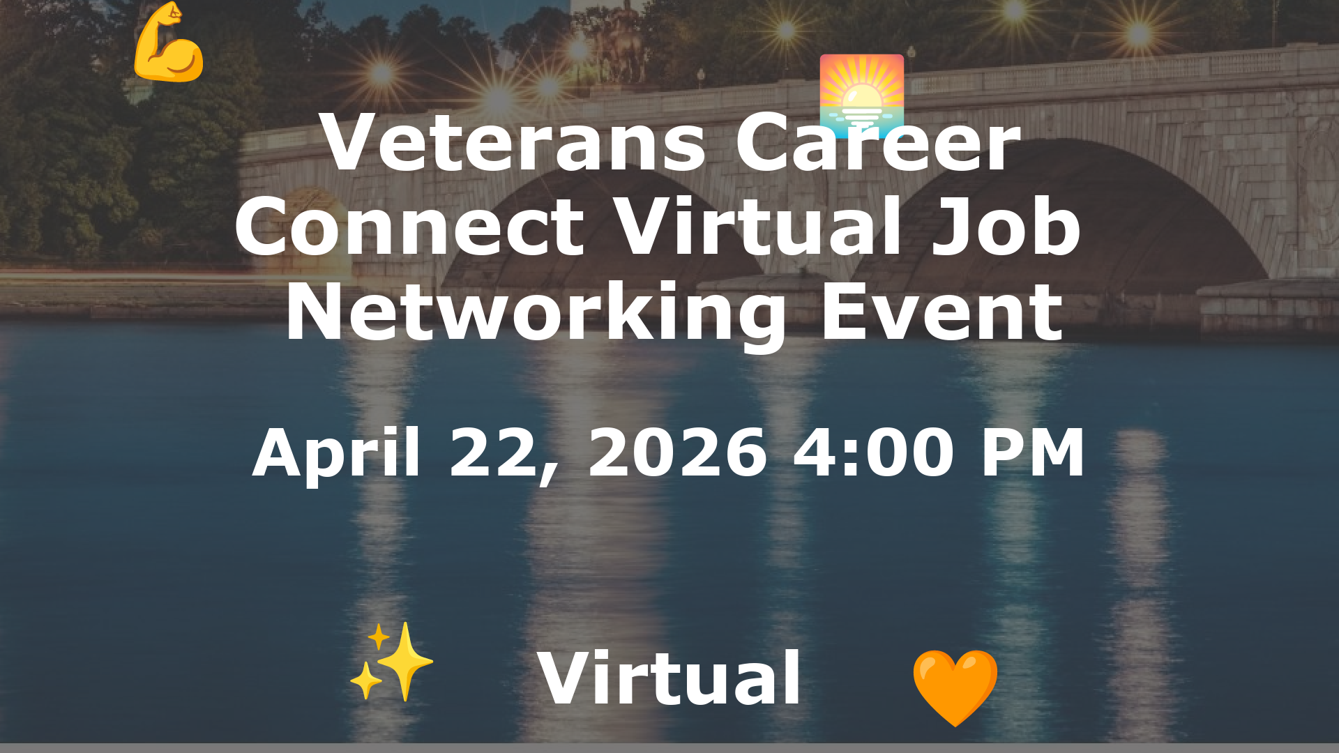Veterans Career Connect Virtual Job  Networking Event event image